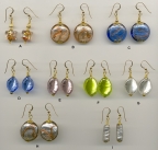 Earrings to Match Silver Foil Necklaces